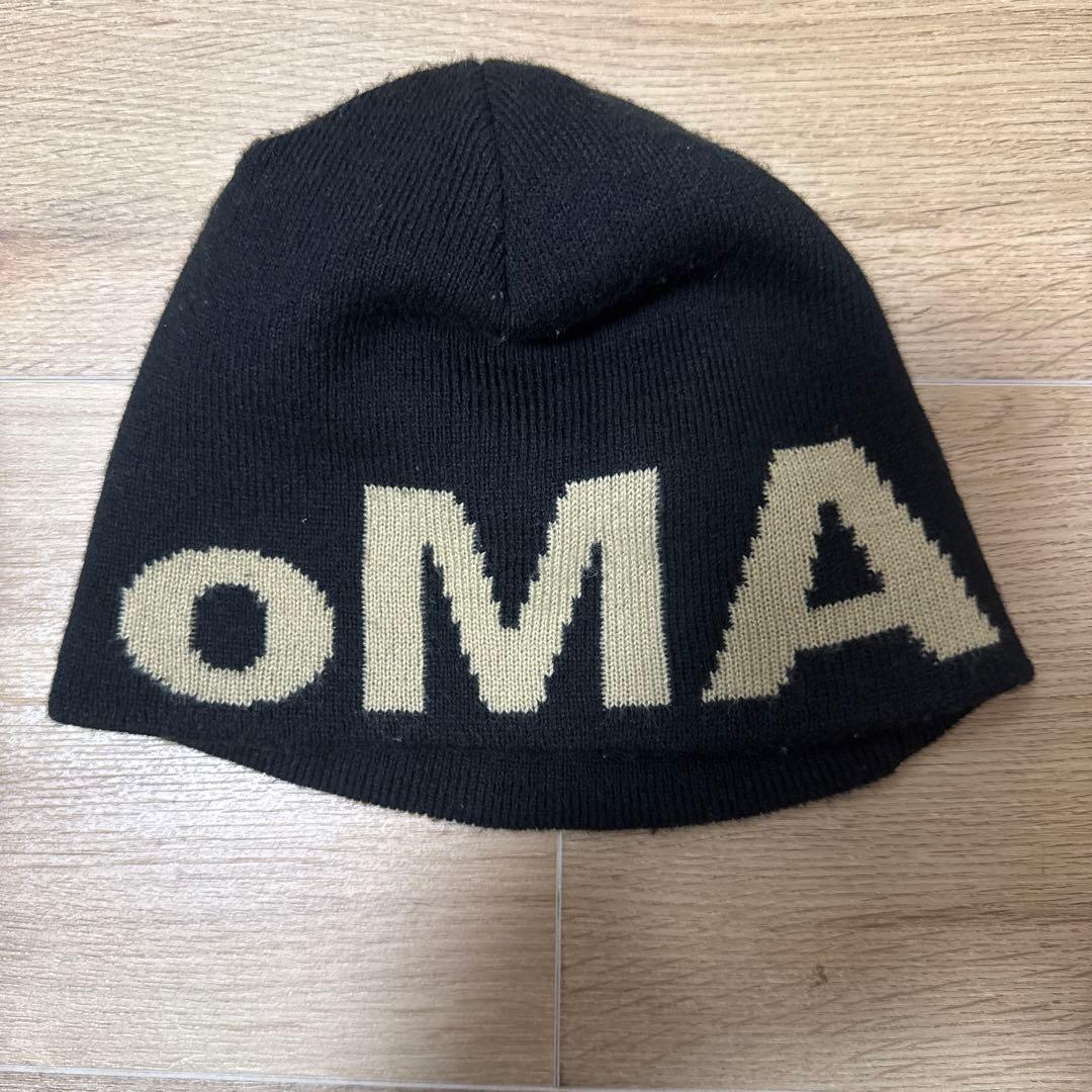 oMA スカルキャップ　ビーニー　ブラック