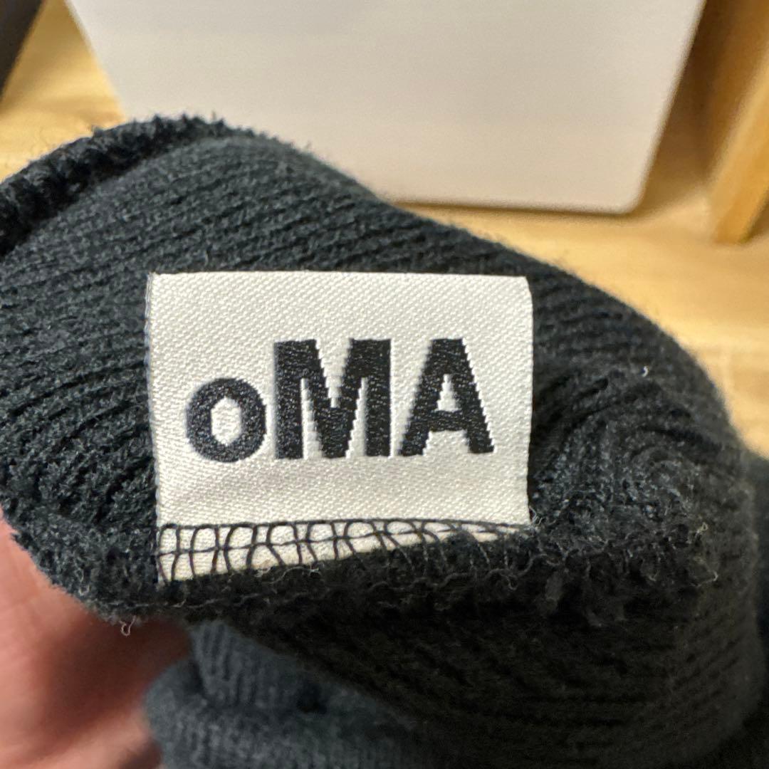 oMA スカルキャップ　ビーニー　ブラック