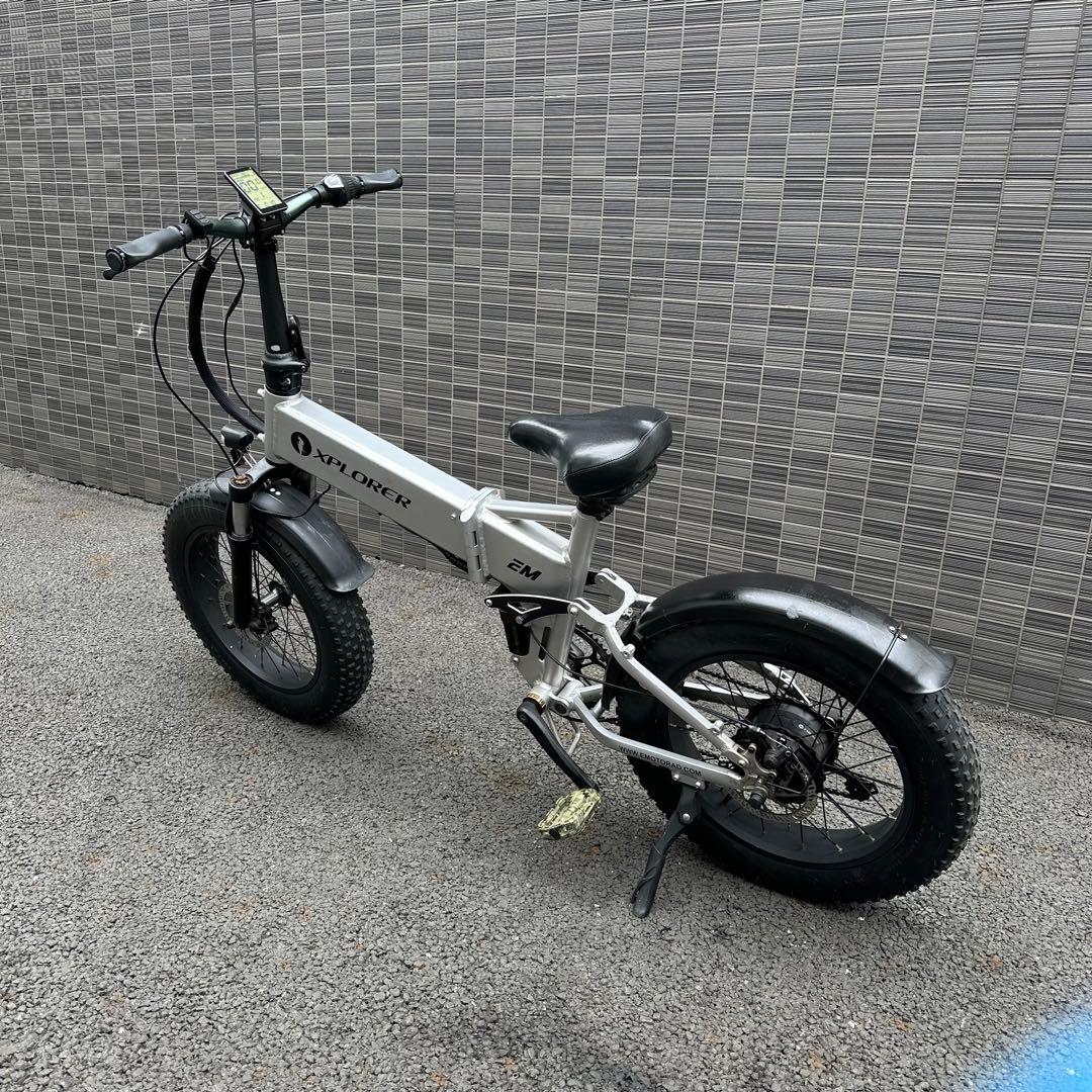 XPLORER EM 電動アシスト自転車 シルバー　トルクセンサー不良ジャンク
