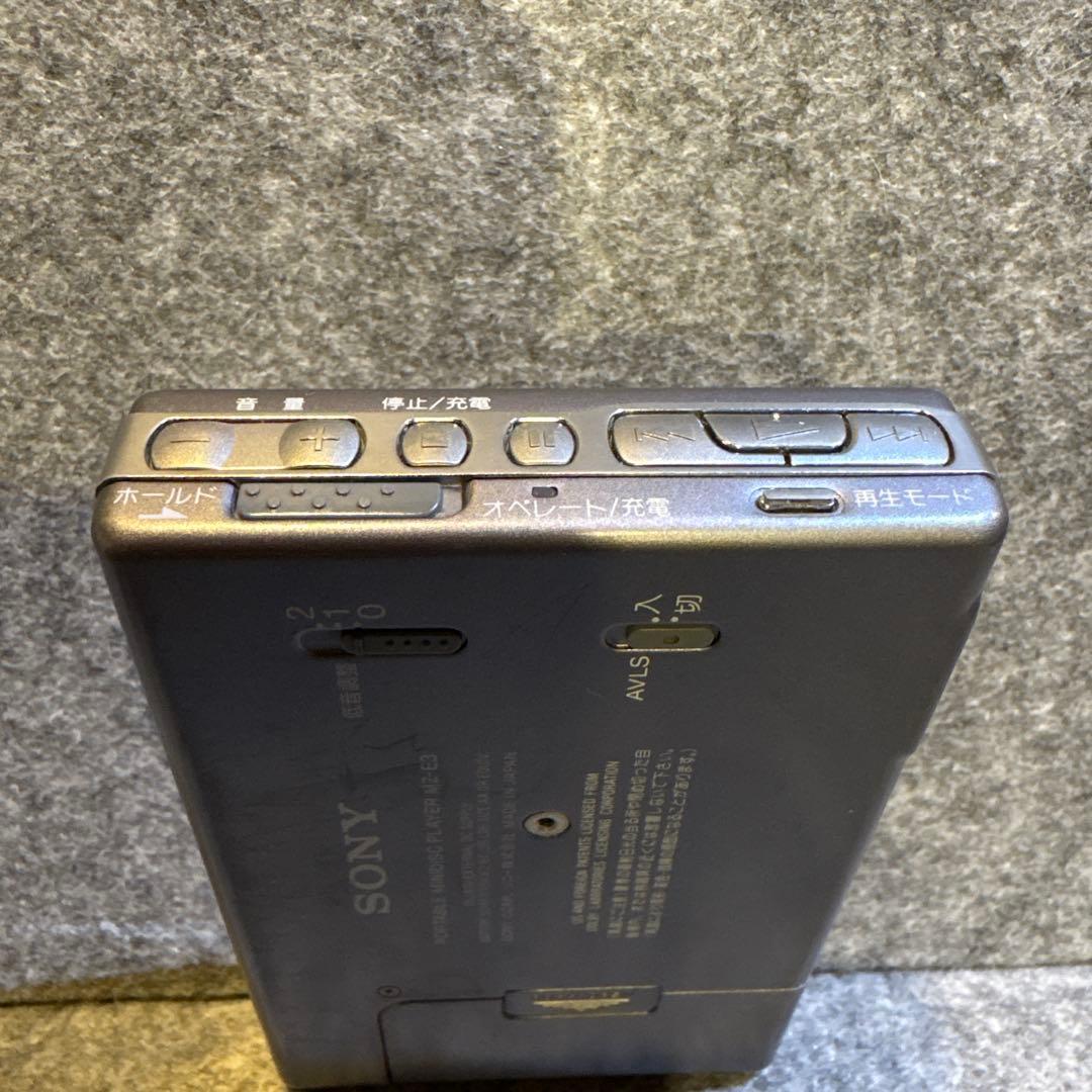 【動作品】SONY MD WALKMAN MZ-E3 ポータブルMDプレーヤー