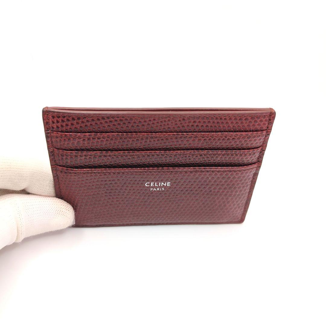 ✨️激レア新品✨️CELINE　ラージカードケース　リザード　エキゾチックレザー
