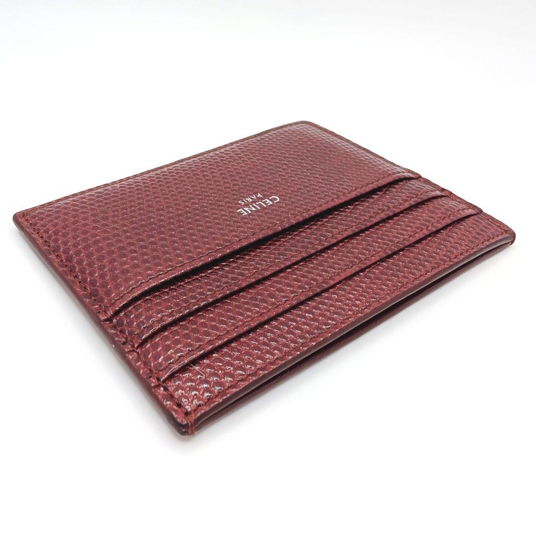 ✨️激レア新品✨️CELINE　ラージカードケース　リザード　エキゾチックレザー