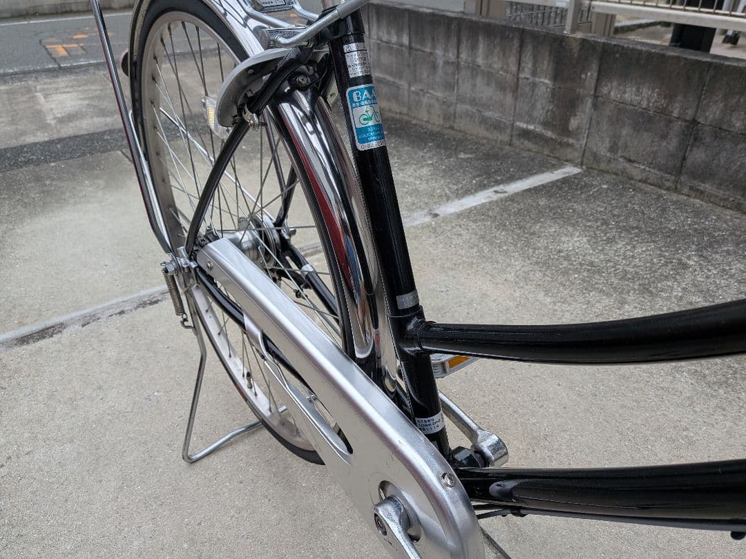ブリジストン　２７インチ自転車　黒中古　引き取り限定