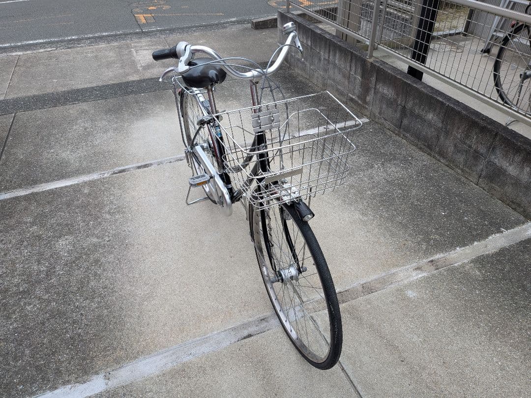 ブリジストン　２７インチ自転車　黒中古　引き取り限定