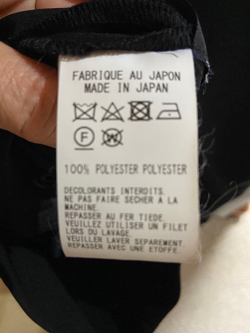 新品未使用　LIMI feu リミフゥ 半袖変形ワンピース　ブラック