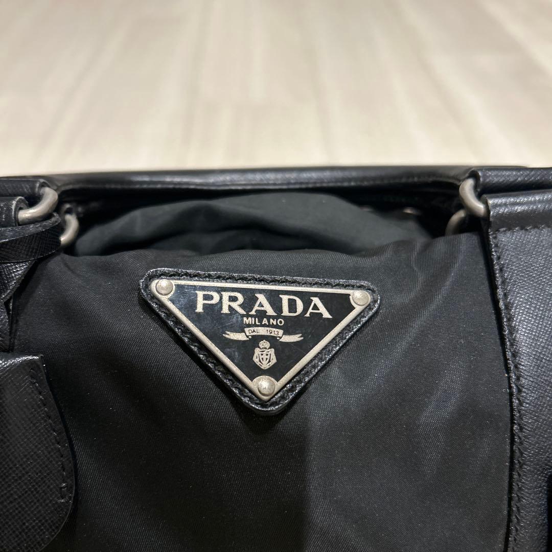 PRADA プラダ　サフィアーノパドロック　ボストンバッグ