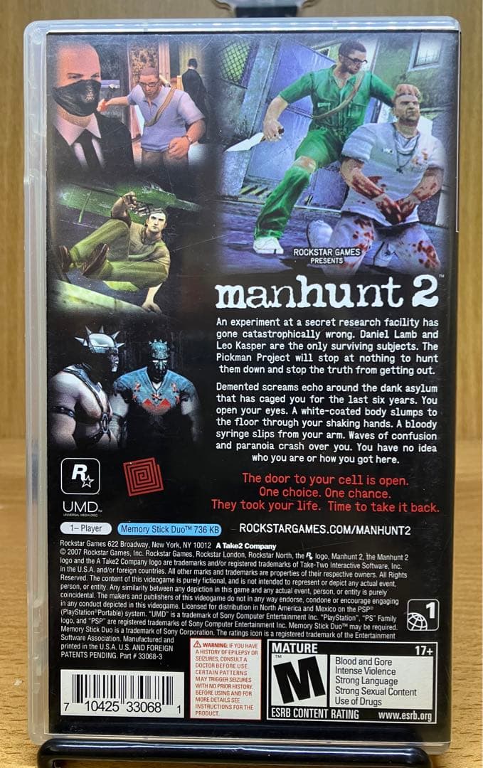 海外ソフト psp manhunt2 マンハント2