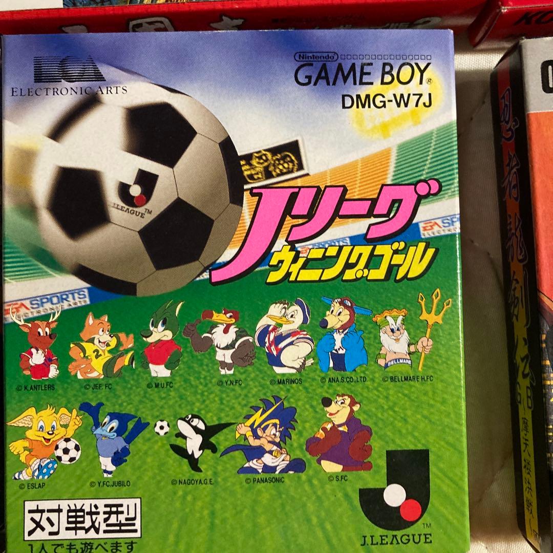 懐いゲームボーイ&充電式アダプタ&ゲームカセット8個（全て箱付き）