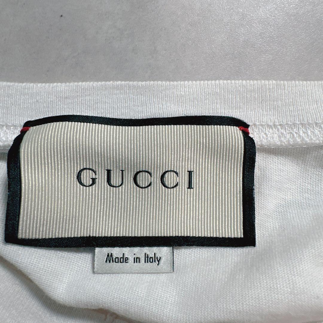 GUCCI グッチ Tシャツ XS スネーク 半袖 GUCCIFY ホワイト.