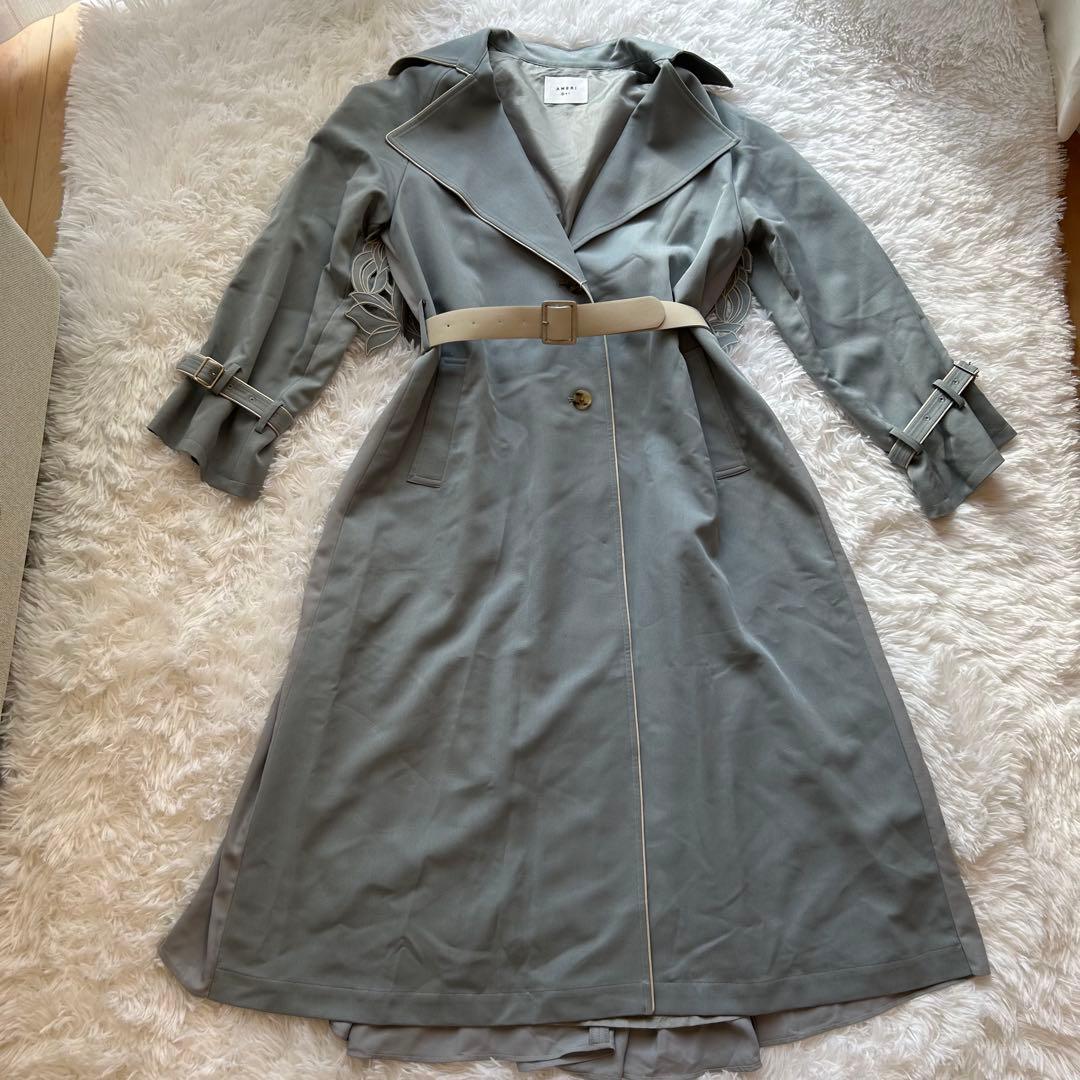 新品⋆*AMERI BACK CUTTING LACE COATトレンチコート