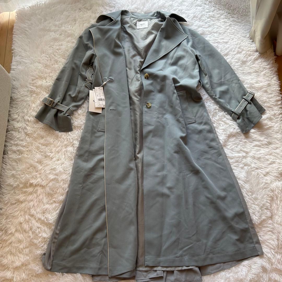 新品⋆*AMERI BACK CUTTING LACE COATトレンチコート