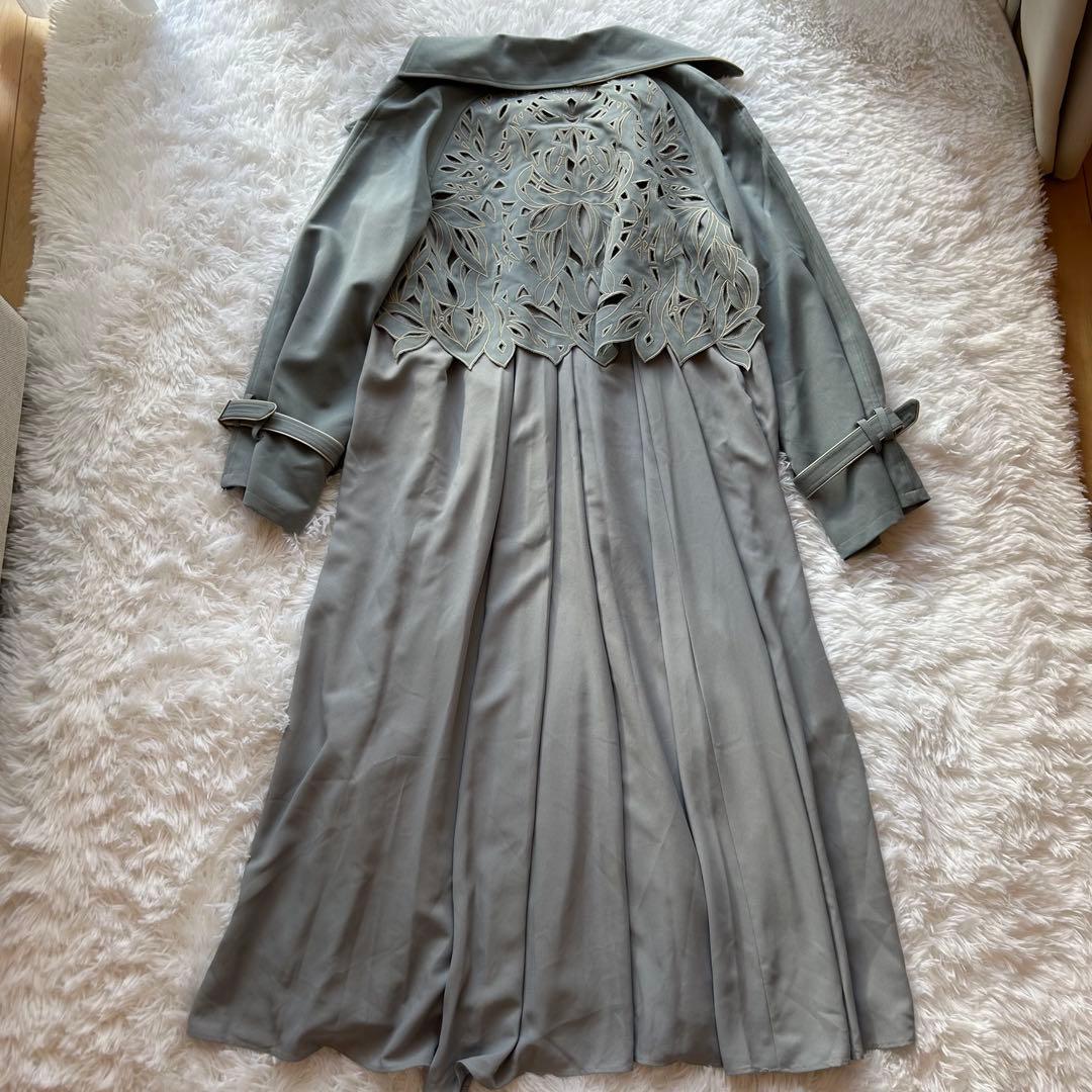 新品⋆*AMERI BACK CUTTING LACE COATトレンチコート