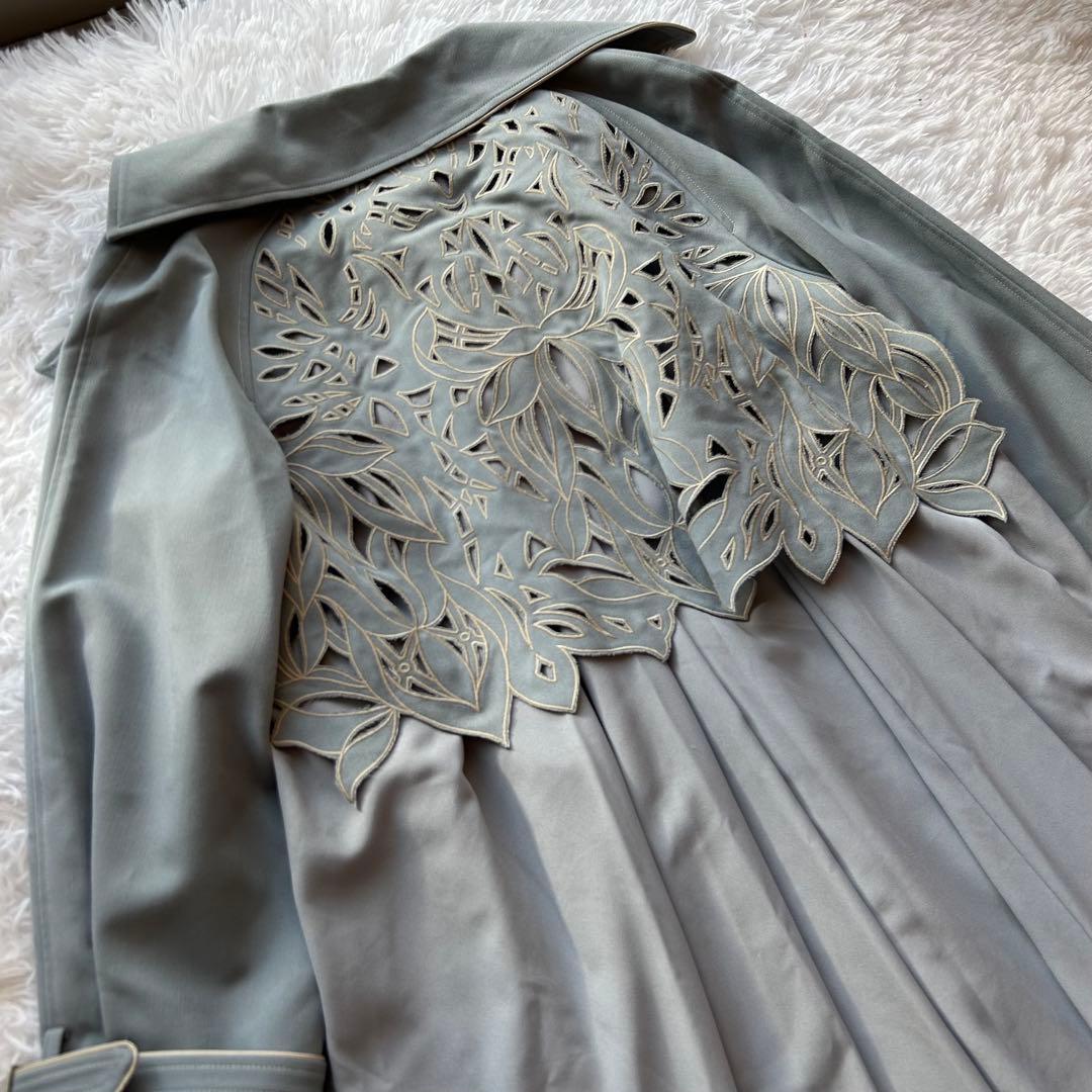 新品⋆*AMERI BACK CUTTING LACE COATトレンチコート