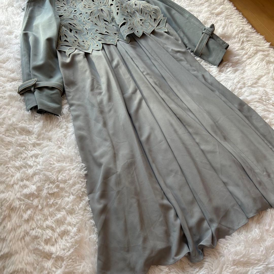 新品⋆*AMERI BACK CUTTING LACE COATトレンチコート
