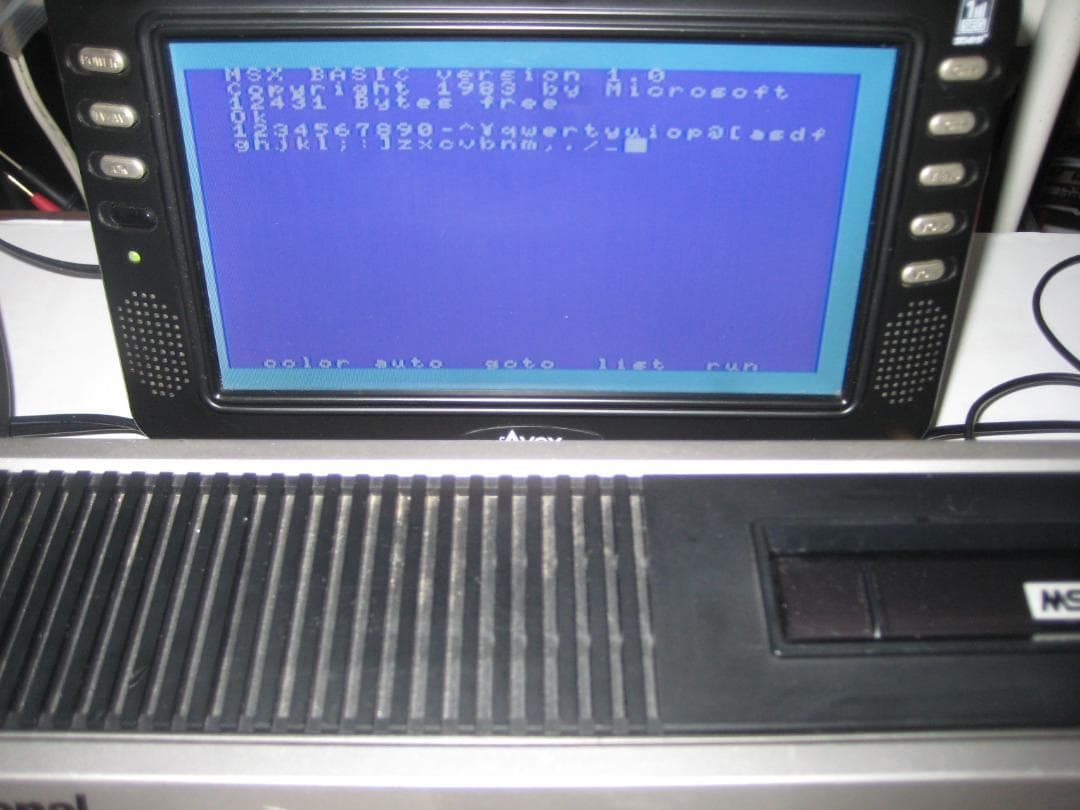 中古　National　CF2000　MSXコンピュータ