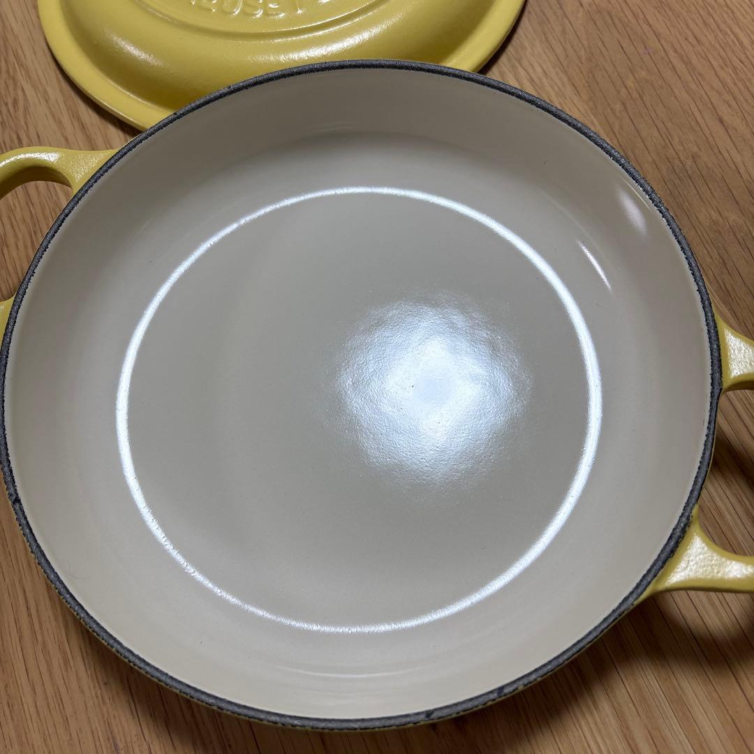 【未使用】ルクルーゼ　ビュッフェキャセロール 鍋　18cm ミモザ
