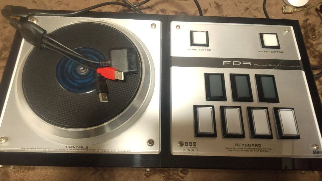 美品 ビートマニア DAO 最新FP7 三和ボタン 静音化 完動品 新基板