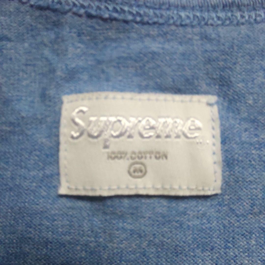 美品 Supreme タンクトップ ノースリーブ M ライトブルー 入手困難