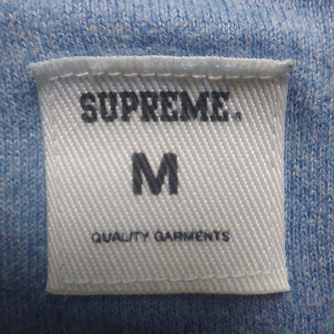 美品 Supreme タンクトップ ノースリーブ M ライトブルー 入手困難