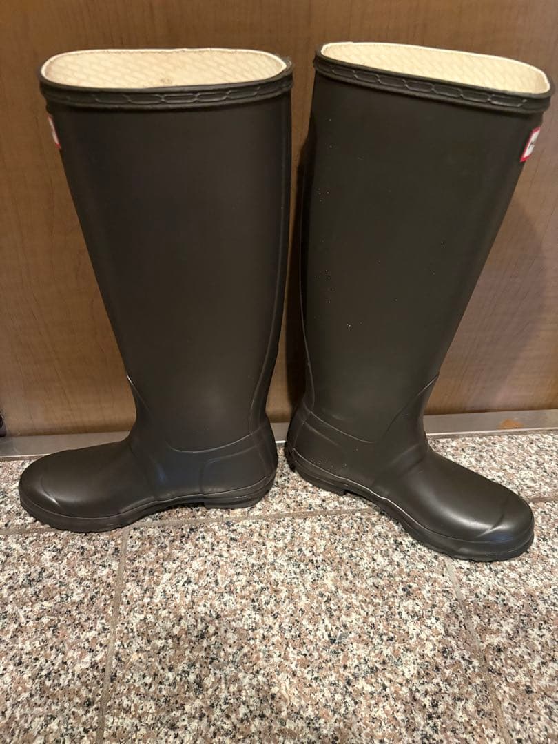 【美品】HUNTER ハンター　ブラック　23〜23.5cm