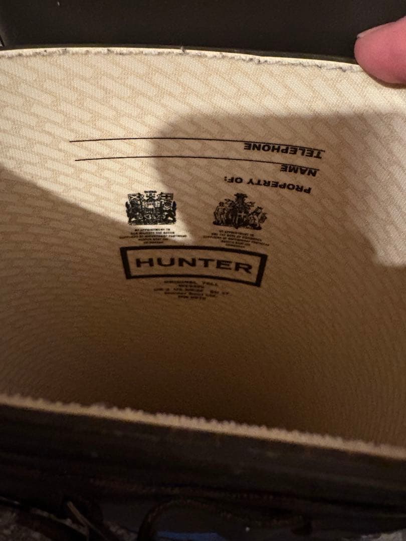 【美品】HUNTER ハンター　ブラック　23〜23.5cm