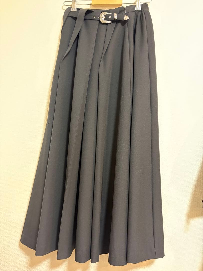 Ameri UND RANDOM TUCK FLARE SKIRT スカート