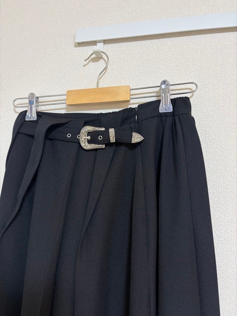 Ameri UND RANDOM TUCK FLARE SKIRT スカート