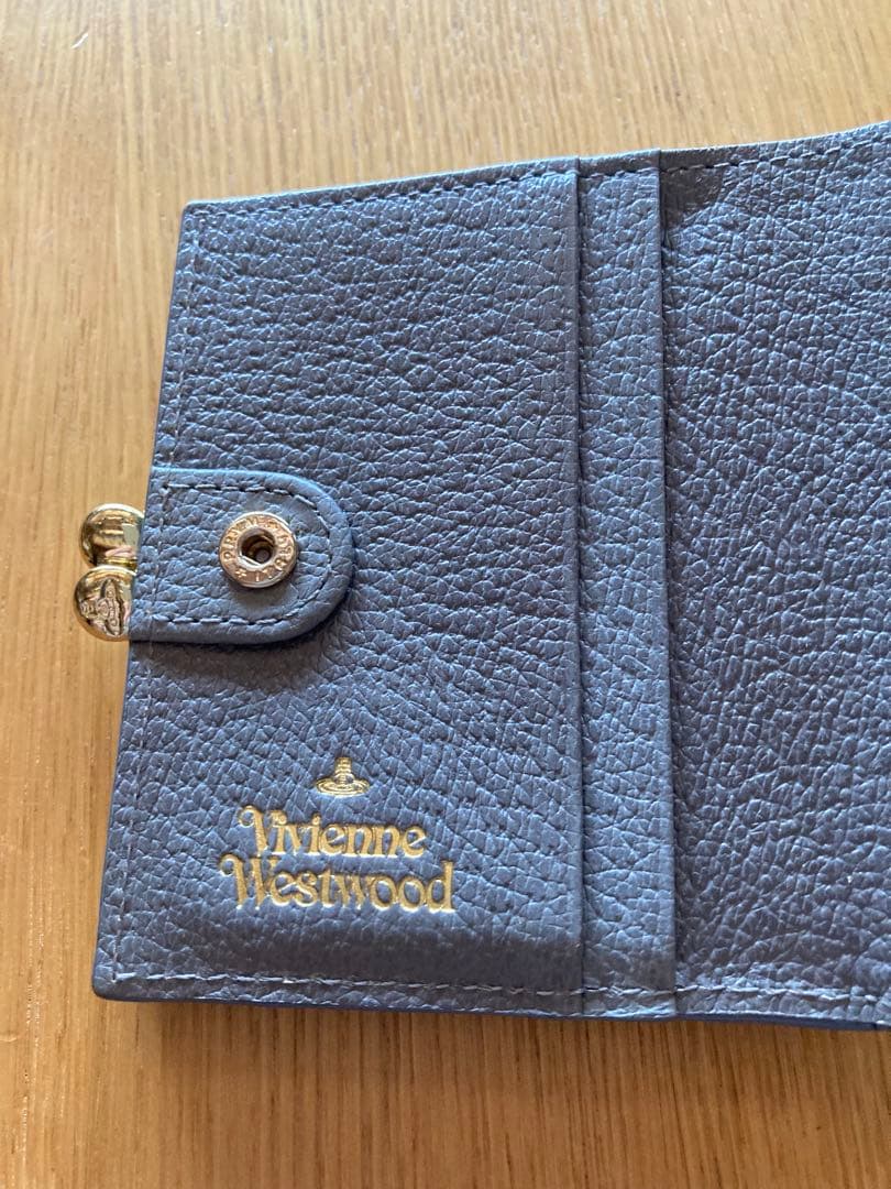 Vivienne Westwood がま口二つ折り財布 グレー