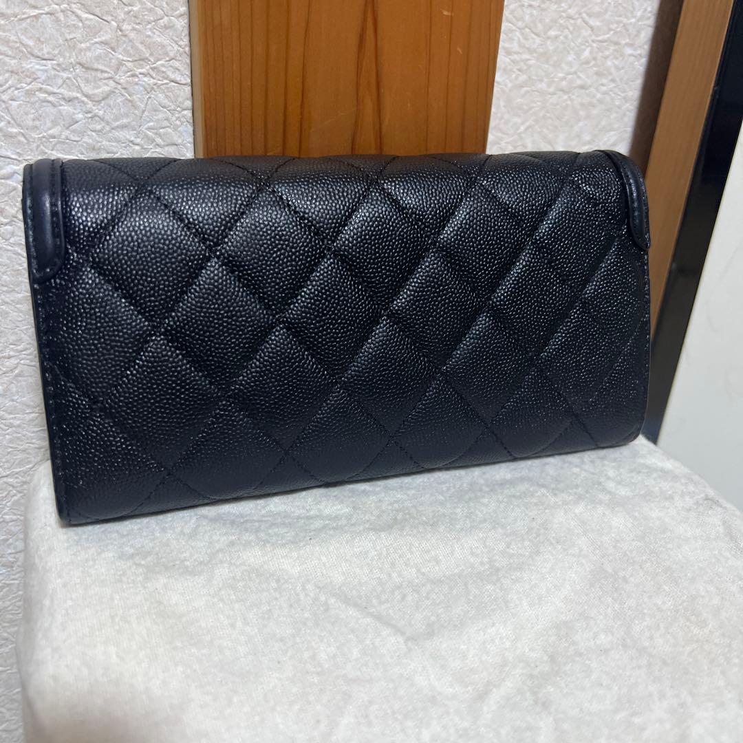 CHANEL フィリグリー　長財布　キャビアスキン