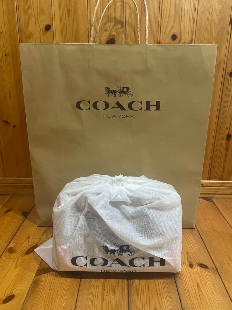 Coachローアン騙し絵シグネチャーロゴ2wayサッチェル