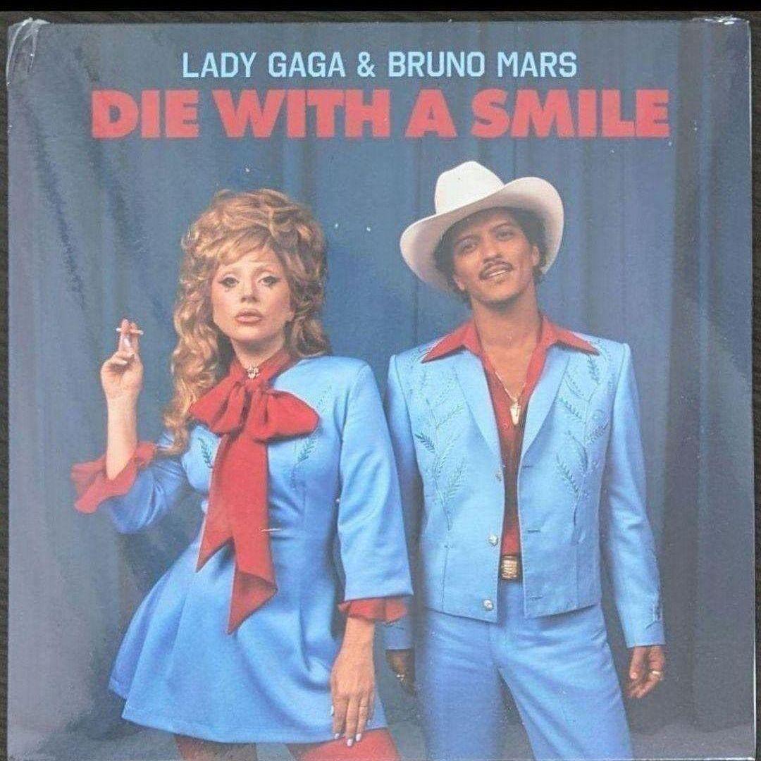 新品 Lady Gaga Bruno Mars Die with a Smile