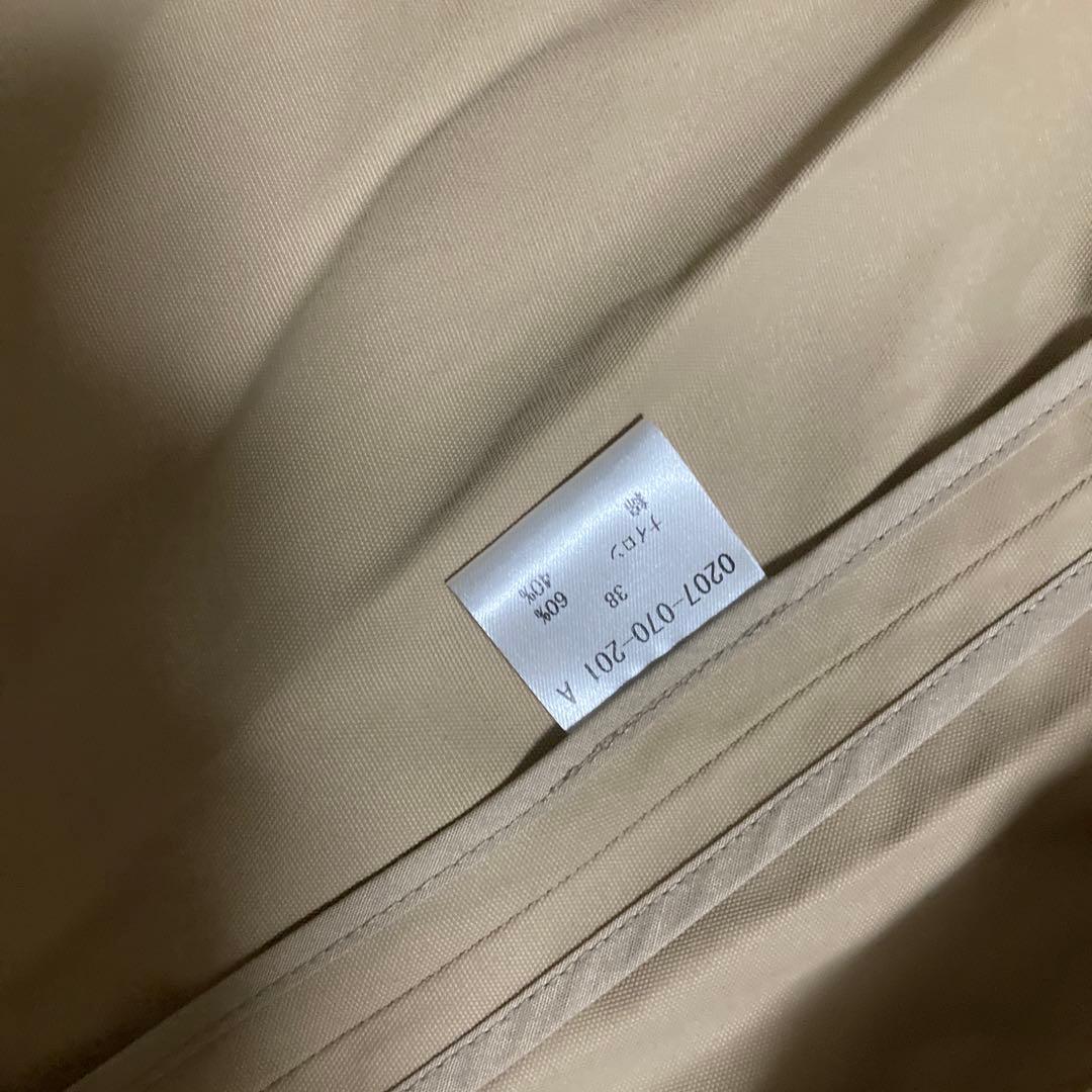ダブルスタンダードクロージング デニム ドッキング トレンチコート　38 美品