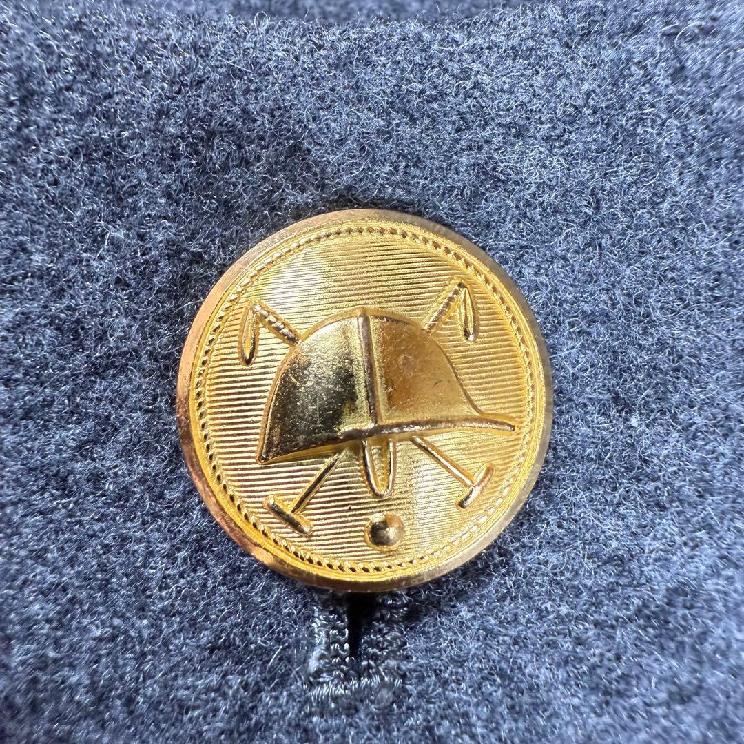 【美品】ラルフローレン テーラードジャケット グレー　金ボタン ウール 7