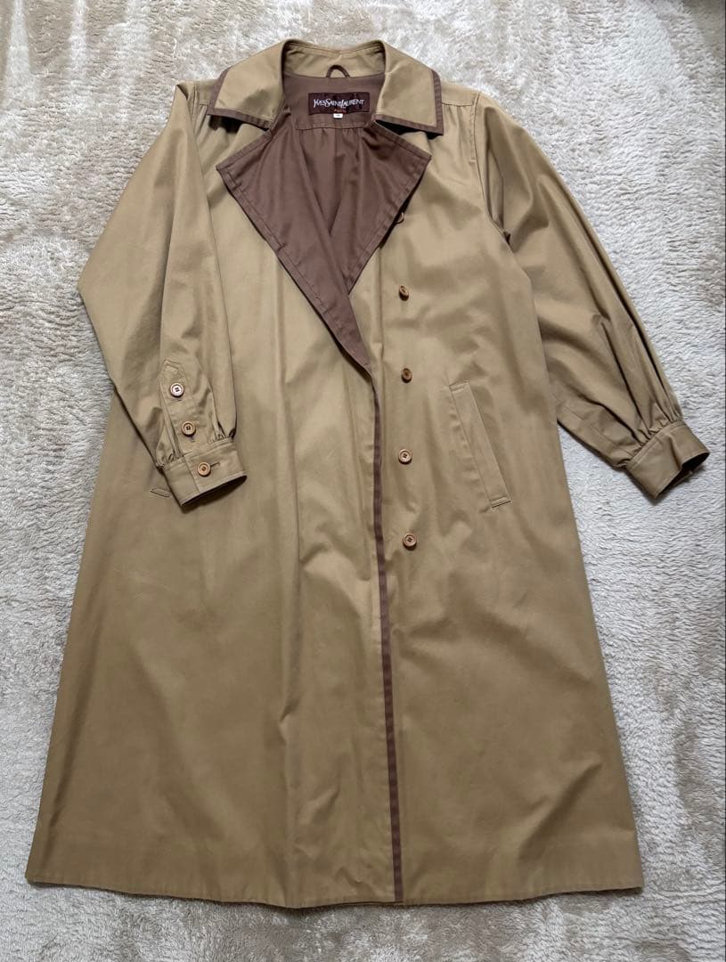 【YSL】トレンチコート　ビンテージ