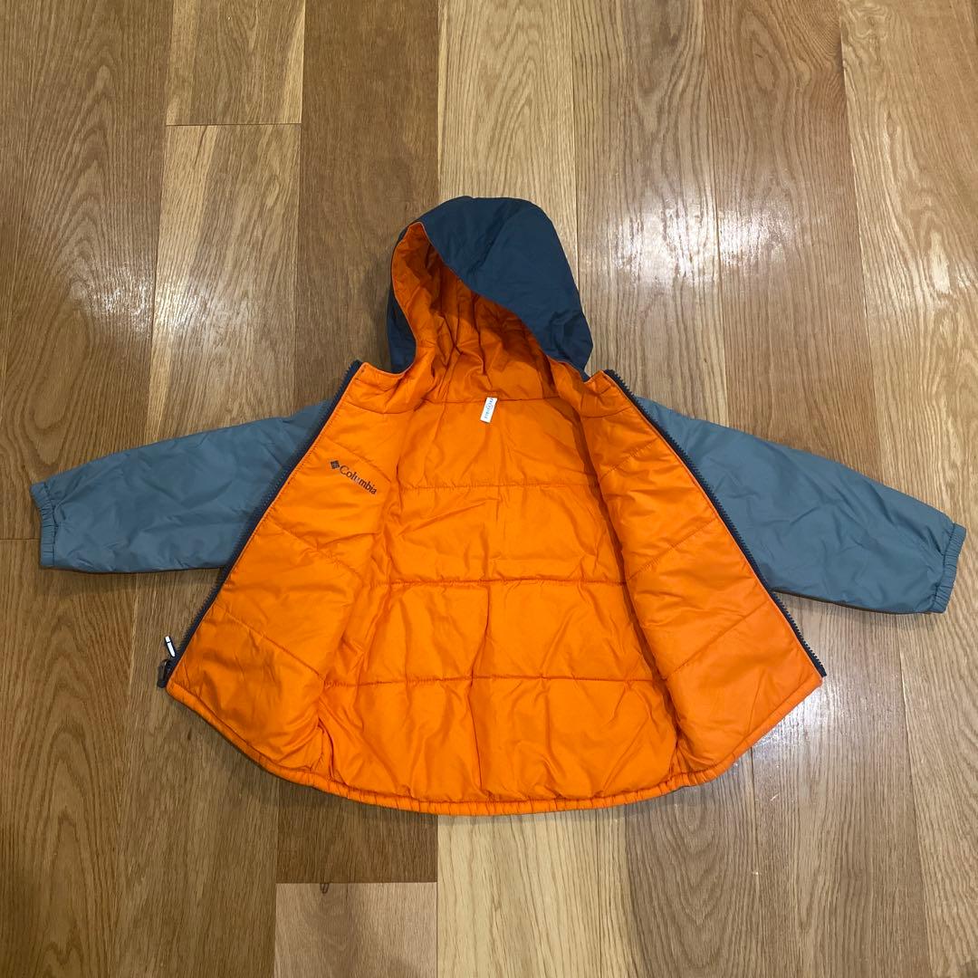 値下げ　Columbia 子ども用スキーウェア グリーン3T(100cm)
