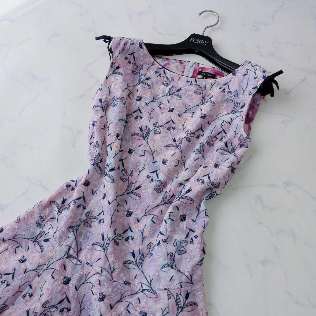 portm TOCCA STRAW FLOWER ドレス 花柄 ワンピース