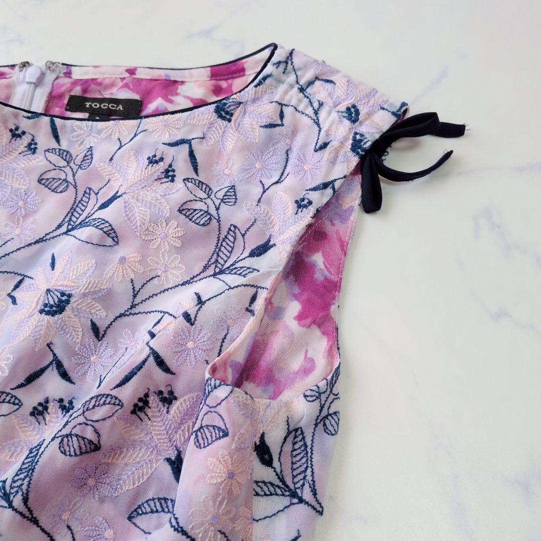 portm TOCCA STRAW FLOWER ドレス 花柄 ワンピース
