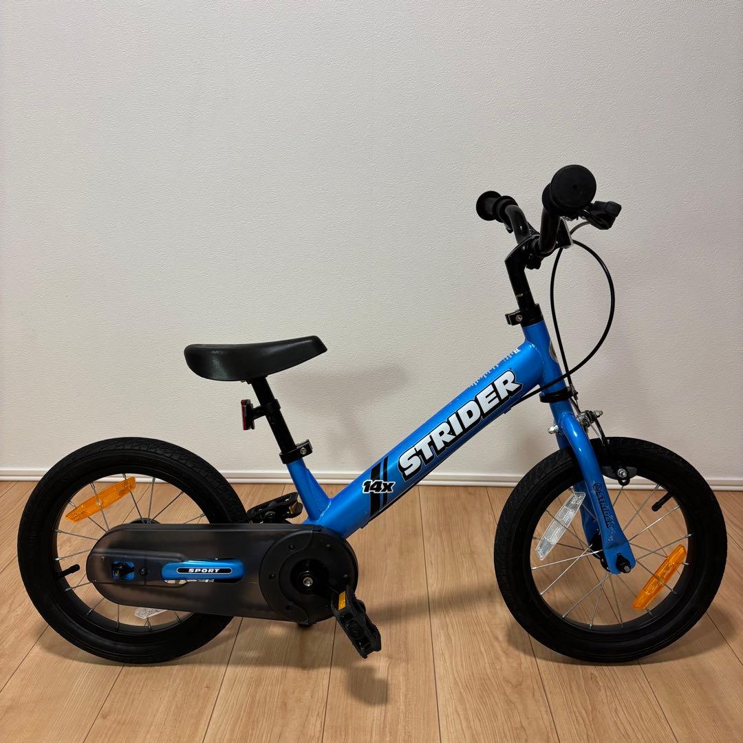 【送料込】STRIDER ストライダー 14x SPORT ブルー スタンド付