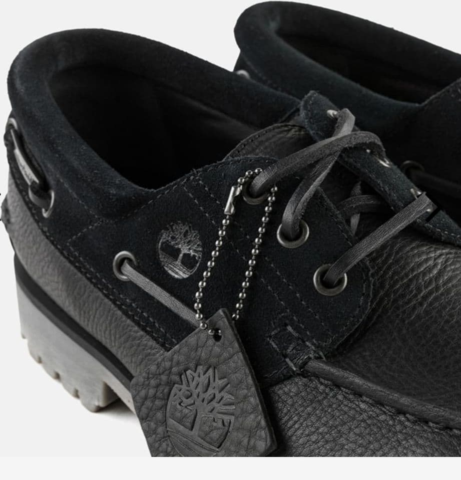 Timberland ブラックデッキシューズ