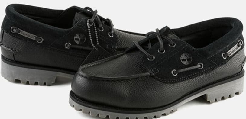 Timberland ブラックデッキシューズ