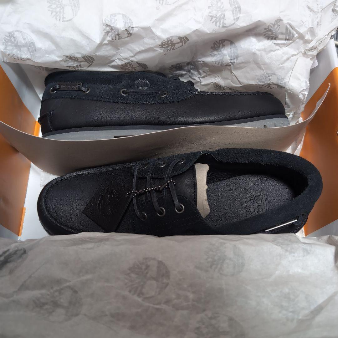 Timberland ブラックデッキシューズ