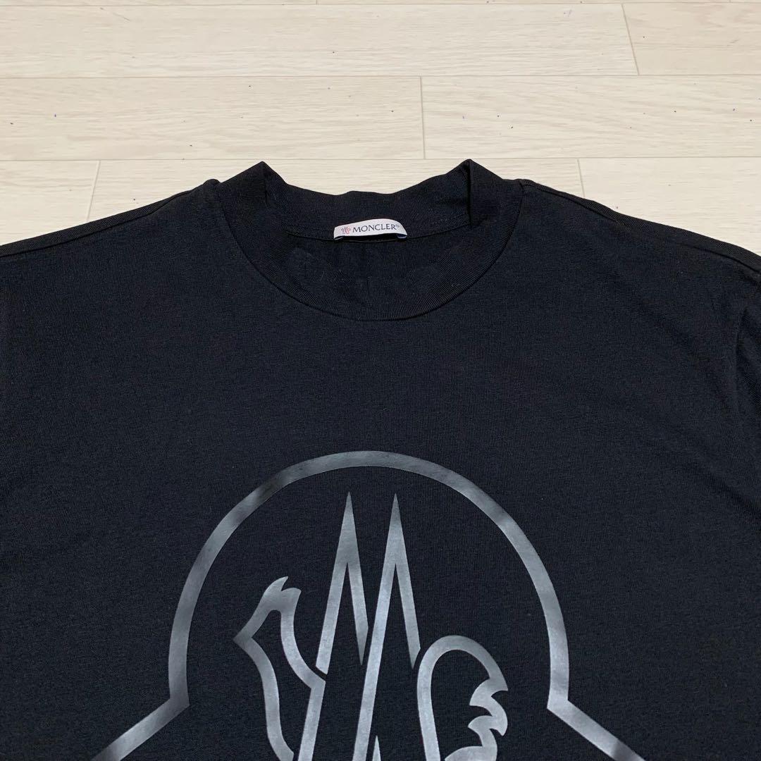 〔美品〕モンクレール　Tシャツ　シリアルワッペン　黒　S 国内正規品 5S5