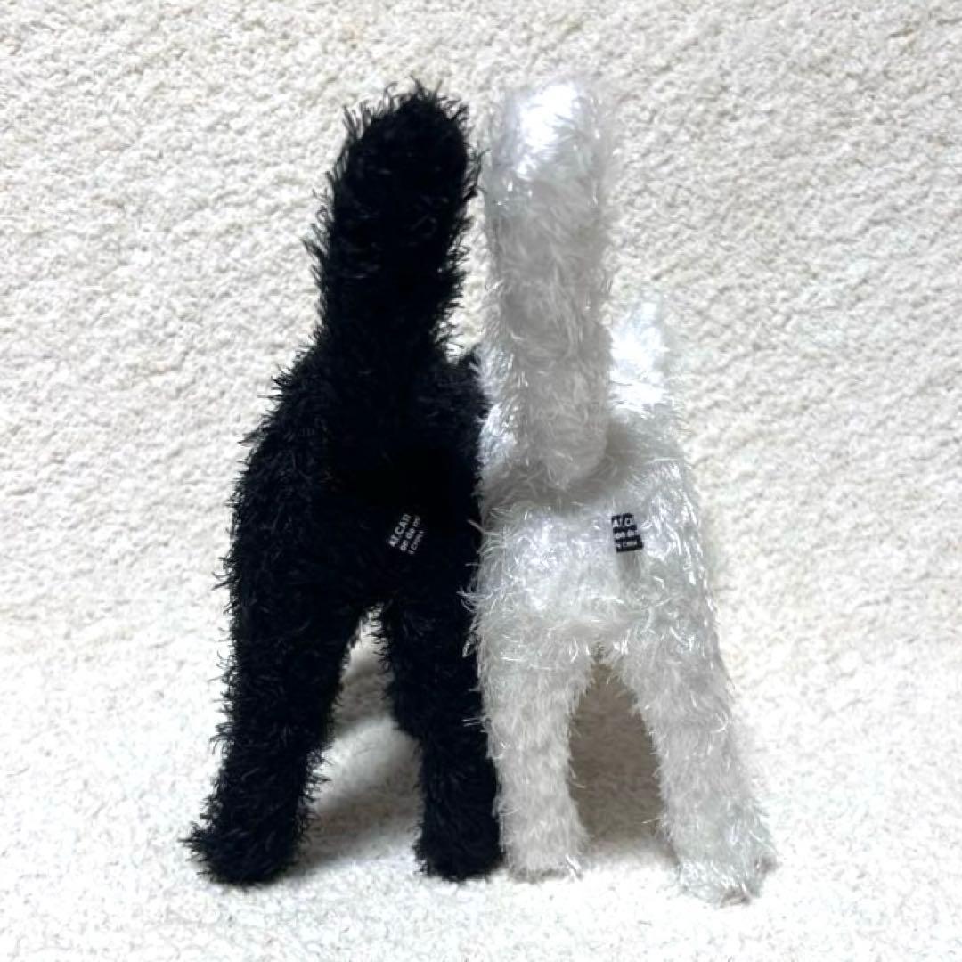 猫 ぬいぐるみ マリーメゾンドミュー 白猫 黒猫 ねこ ネコ 2つセット