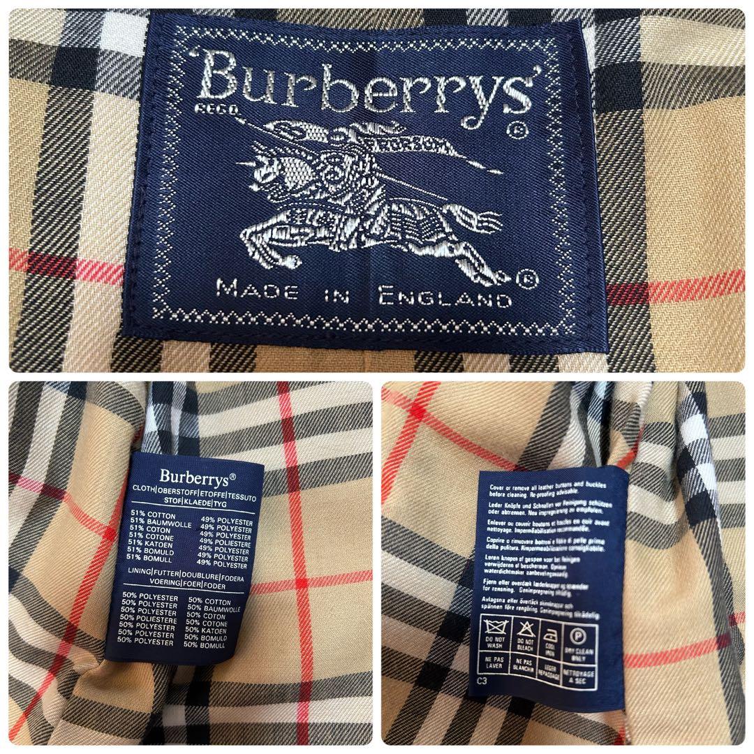 希少 ヴィンテージ Burberrys’ バーバリーズ 英国製 トレンチコート