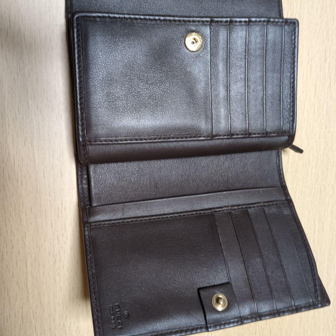 グッチ 三つ折り 財布 GG キャンバス