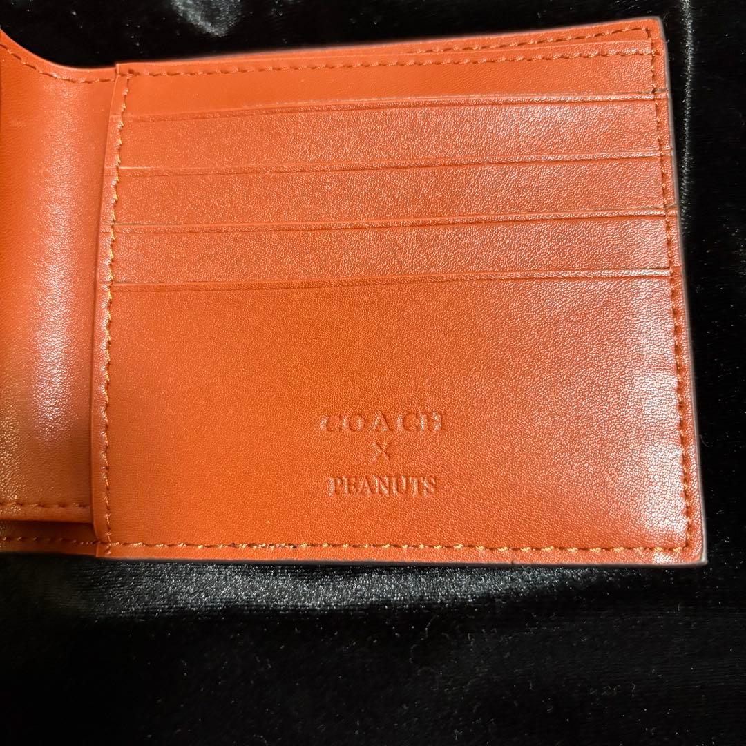 【本日24時まで‼️】COACH コーチ ２つ折り財布 スヌーピーコラボ
