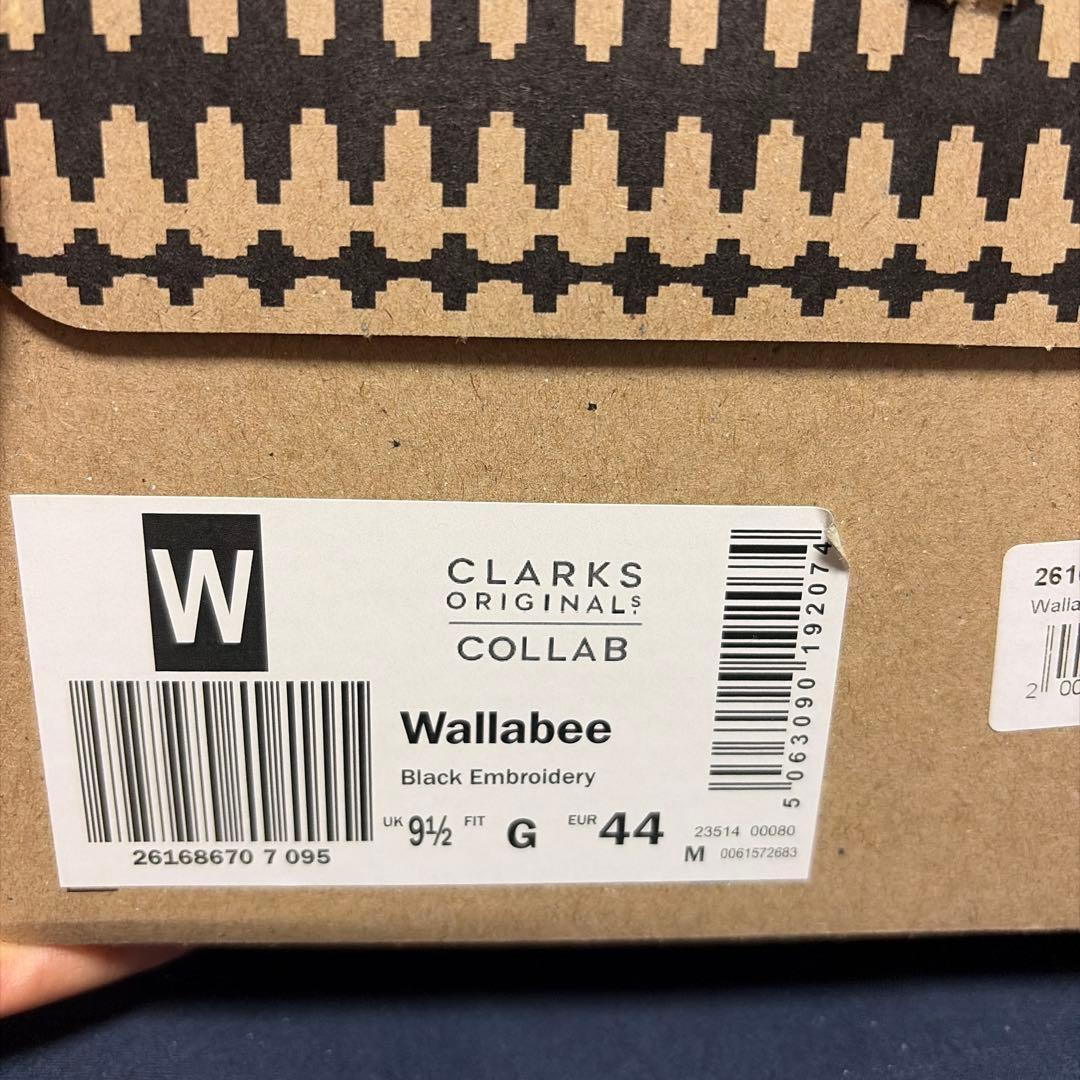 CLARKS×SLAM JAM WALLABEE ブラック 27.5cm