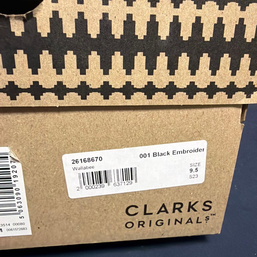 CLARKS×SLAM JAM WALLABEE ブラック 27.5cm