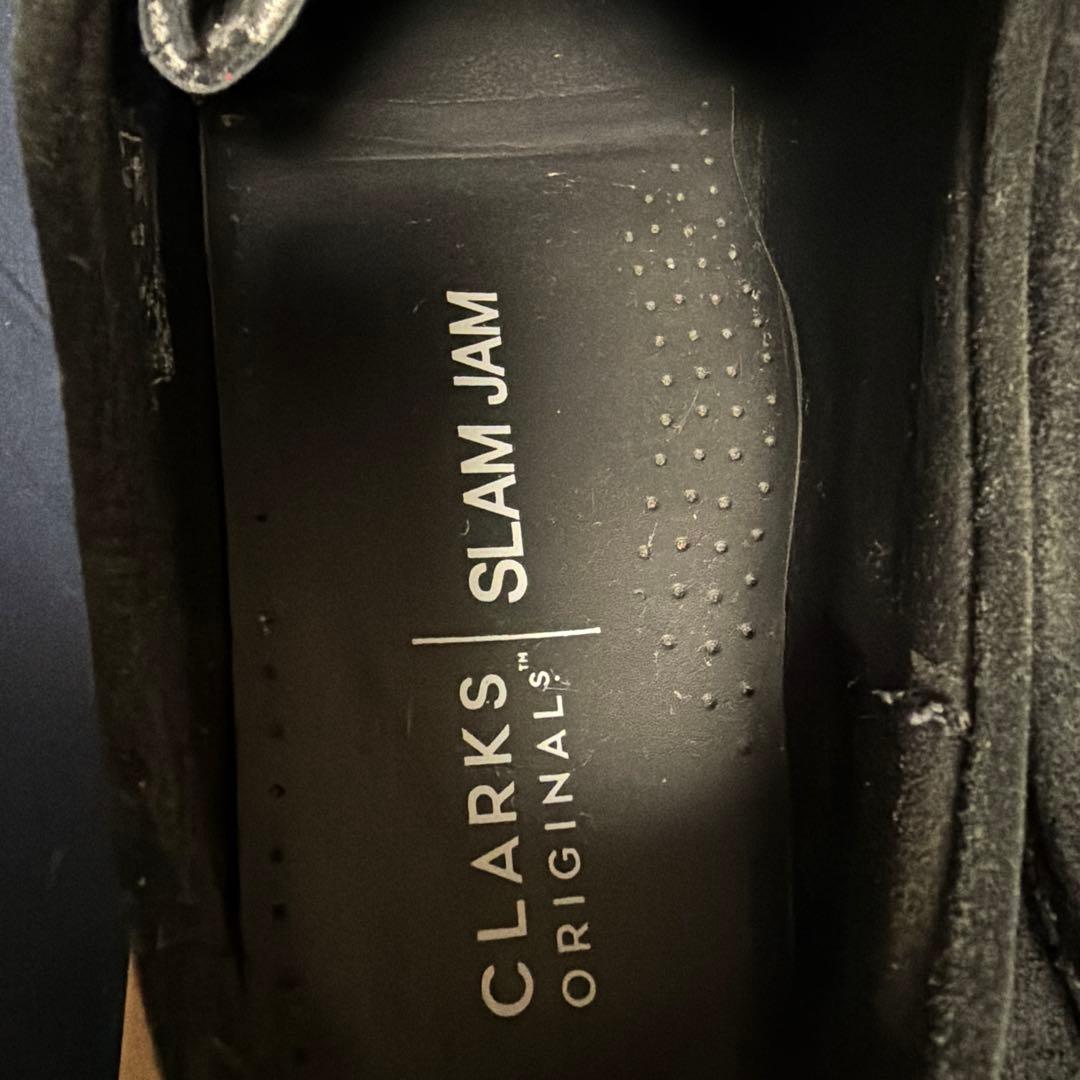 CLARKS×SLAM JAM WALLABEE ブラック 27.5cm