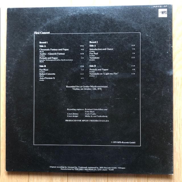 グルダ『MESSAGE FROM G I』2枚組LP d967y96